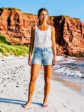 refuge Light Wash Denim Jean Shorts